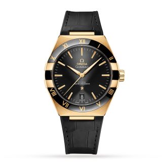 pas cher Omega Constellation Co Axial Master Chronometer 41mm Montre Homme Or Jaune O13163412101001