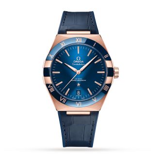 pas cher Omega Constellation Co Axial Master Chronometer 41mm Montre Homme Or Rose O13163412103001