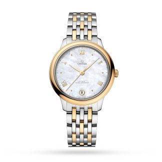 pas cher Omega De Ville Prestige Co Axial Master Chronometer 34mm Ladies Watch White O43420342005002