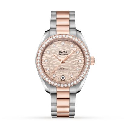 pas cher Omega Seamaster Aqua Terra 150M Co Axial Master Chronometer 34mm Ladies Watch O22025342059001