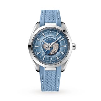pas cher Omega Seamaster Aqua Terra 150M Co Axial Master Chronometer Gmt Worldtimer 43mm Summer Blue O22012432203002