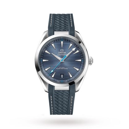 pas cher Omega Seamaster Aqua Terra 150M Mens Blue Dial 41mm Automatic Co Axial Watch O22012412103002