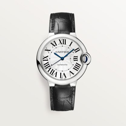 pas cher cartier Montre Ballon Bleu de Cartier 36 mm acier cuir CRWSBB0028