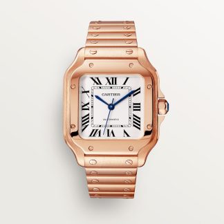 pas cher cartier Montre Santos de Cartier Modèle moyen or rose CRWGSA0031